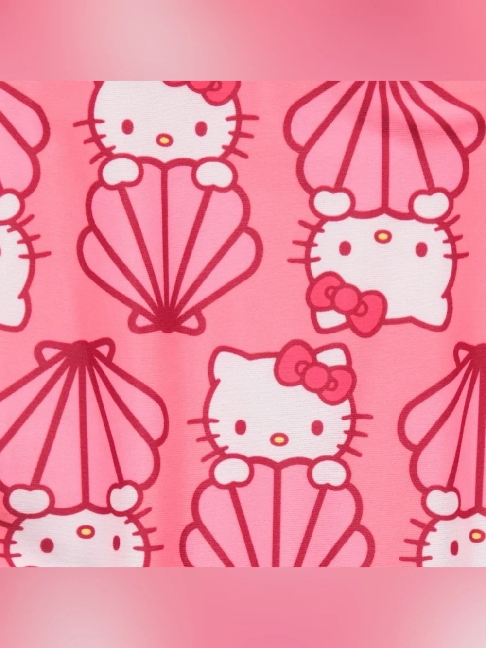 NWT - Toddler Girl’s Hello Kitty 2-Piece Cover Up and Swimsuit Set